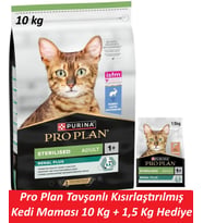 Pro Plan Tavşanlı Kısırlaştırılmış Kedi Maması 10 Kg + 1,5 Kg Hediye
