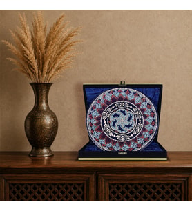 e38 EL İŞÇİLİĞİ ÇİNİ TABAK 25 CM - 6675