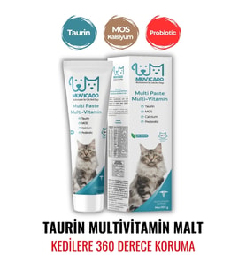 Multivitamin Malt Macunu - Taurinli Kedi Maltı - Tüy Yumak Önleyici
