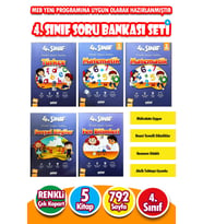 4.SINIF ETKİNLİKLİ ÇALIŞMA SETİ 5 Kitap Toplam 792 Sayfa