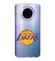 Huawei Mate 30 Uyumlu Kapak LA Lakers Tasarımlı Şeffaf Silikon Kılıf