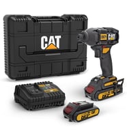 Cat Dx71 18Volt 2.0Ah Li-Ion Çift Akülü 215Nm Kömürsüz Profesyonel Şarjlı Darbeli Tornavida