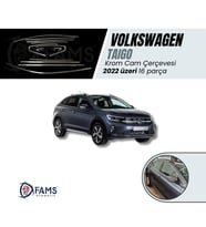 Volkswagen Taigo 2022 > Krom Cam Çerçevesi 16 Parça Paslanmaz Çelik