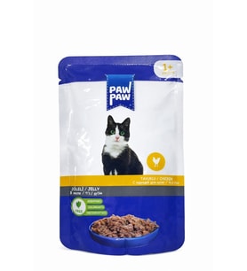 Paw Paw Kedi Yaş Maması Tavuklu 85 Gr