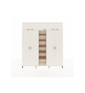 Arges Dolap 18 Raflı 9 Kapaklı 220x30x243 Aytaşı-Aytaşı/Çam