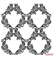 Cadence Home Decor Midi Stencil Boyama Şablonu 25x25 cm. HDM-67 