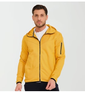 Nors Njord Kapüşonlu Sweatshirt Hardal
