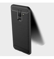 Samsung Galaxy A6 Plus 2018 Uyumlu Kılıf Zore Room Silikon Kapak (Gri)