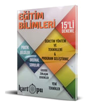 MATESİS YAYINCILIK KPSS EĞİTİM BİLİMLERİ 15'Lİ DENEME