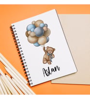 Hoş Geldin Bebek Tasarımlı Defter Kişiye Özel