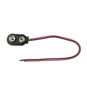 LOCKWAY IC-232B 9 Volt Pil Başlığı Açık Jaklı 10 Adet