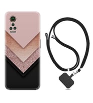 General Mobile GM 21 Pro GM 22 Pro Plus Kılıf Boyun Askılı Silikon Great Marble 1405