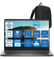 Dell Pro 14 Intel Core Ultra 5 235U 4.9ghz 24GB Ddr5 256GB SSD Windows 11 Pro Intel® Aı Boost 14 Inç IPS Fullhd+ (1920X1200) Taşınabilir Bilgisayar PC14250BTO113P06 + Zetta Çanta
