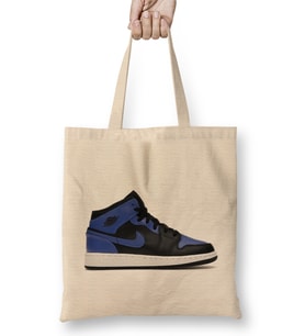 Air Jordan 1 Mid Hyper Royal Bez Çanta Uzun Saplı