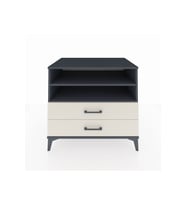 Kronos Şifonyer 2 Raflı 2 Çekmeceli 88x59x80 Antrasit-Aytaşı