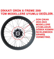 Mondial X-Treme 200İ Arka Jant Siyah 2.50-19 (2022-....) Orj