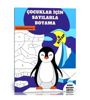 Çocuklar İçin Sayılarla Boyama Kitap Seti (2-6 Yaş)