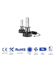 H3 CSP (CREE) LED XENON TAKIMI MİNİ ŞİMŞEK ETKİLİ