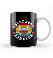 Best Dog Dad Ever Köpek Kupa Bardak Porselen