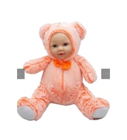 Bebek Yüzlü Peluş Oyuncak Büyük Boy 35 cm Hediyelik Uyku Arkadaşı (Çok Renkli)
