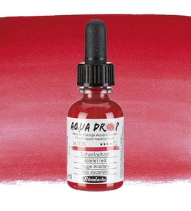 Schmincke Aqua Drop Sıvı Sulu Boya 30ml 330 Scarlet Red