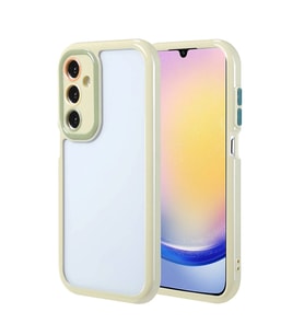 Galaxy A25 Kılıf Kamera Korumalı Renkli Kenar ve Çerçeve Tasarımlı Zore Vitamin Kapak