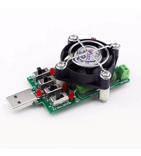 Soğutucu Fanlı Usb 5V Elektronik Yük Pil Akü Desarj Test Cihazı