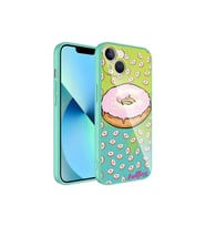 Apple iPhone 13 Uyumlu Kılıf Kamera Korumalı Desenli Sert Silikon Zore Epoksi Kapak (Model 12)