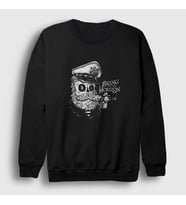 Presmono Unisex Siyah Captain Bring Me The Horizon Sweatshirt