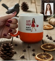 Kişiye Özel Karikatürlü Cute But Virgo Başak Burcu Kupa Bardak Pro Doğum Günü Hediyesi