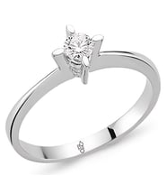 Romeo Pırlanta 0.20 Ct Tektaş Yüzük RM20041 (Çok Renkli)