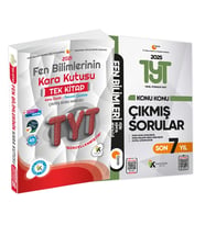 2025 TYT Fen Bilimleri Konu Konu Son 7 Yıl Çıkmış Soru Bankası ve Fen B. Kara Kutu TEK KİTAP Çözümlü