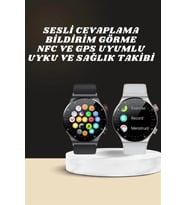 Akıllı Saat Çoklu Kordon Seçeneği Amoled Ekran Çok Fonksiyonlu Bluetooth Bağlantılı