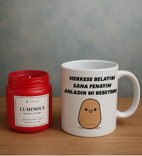 Kişiye Özek kupa Ve Kokulu MUM