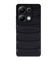 Xiaomi Redmi Note 13 Pro 4G Kılıf Bibercas Silikon Kapak - Siyah