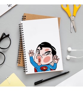 Superman Tasarımlı Defter