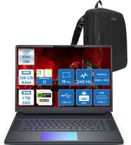 Dell Alienware 16 Area-51 AA16250 Ultra 9 275HX DDR5 128GB 1TB SSD 16GB/RTX5080 175W 16inç WQXGA 240Hz 500Nits 3ms Windows11Pro Gaming Laptop AA1625080P51+ZettaÇanta