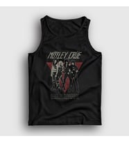 Presmono Unisex Siyah Band V2 Mötley Crüe Atlet 375723tt