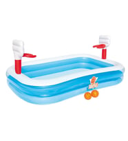 Pompalı- Bestway 54122 Basket Potalı, Şişme Eğlence Havuzu (Mavi)