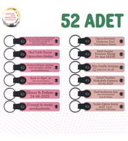 Pembe & Y Ağzı, 52’li Set, Kişiselleştirilebilir Hatıra, Sosyal Bilgiler Öğretmeninden Sınıfına Anı