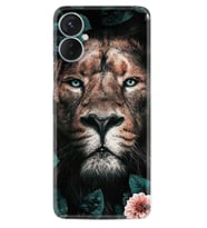 Tecno Spark 9T Kılıf Resimli Desenli Baskılı Silikon Leon Flowers 1307