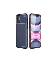 Apple iPhone 12 Uyumlu Kılıf Zore Negro Silikon Kapak (Lacivert)