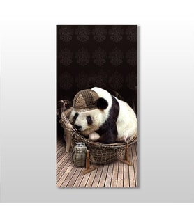 Panda Kanvas Tablo 70x105cm (Karışık)