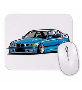 Bmw  Stanced  Out  E36 Mouse Pad
