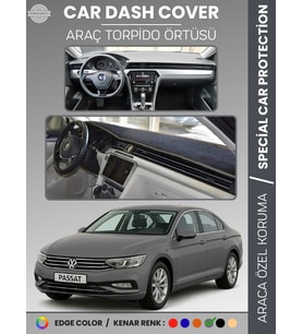 VOLKSWAGEN PASSAT B8 (2015-2020) Torpido Örtüsü Ön Göğüs Koruma Torpido Koruma Tam Uyum UV Koruma