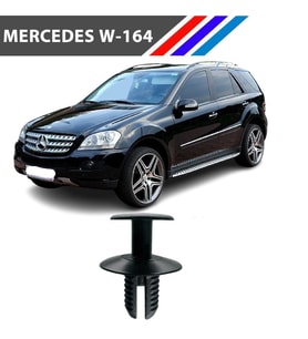 Mercedes W164 ML - GL Class Davlumbaz Klipsi 81471-911-992 M1700-20 50 Adet