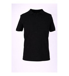 Trender Basic Siyah Erkek Polo Yaka T-shirt 4024