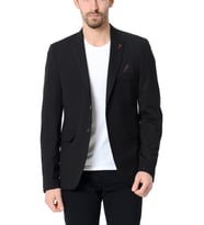Dewberry Erkek Viskon Karışımlı Ceket Siyah C2608 Günlük Dış Giyim, Katmanlı Kombin, Kazak ve Gömlek Kombini