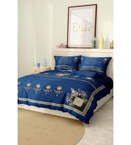 Marcalanya Çift Kişilik Nevresim Takımı Pamuklu Saten Kumaş 6 Parça 3D Dijital Baskı Duvet Cover Set Model.
