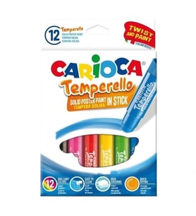 CARIOCA 42738 TEMPERELLO STICK POSTER BOYA KALEMİ 12 RENK